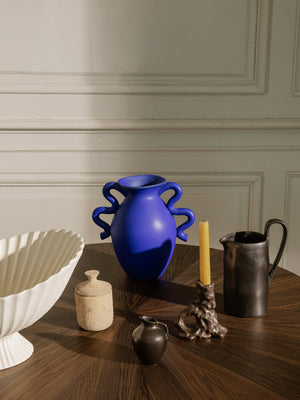 ferm LIVING Verso Table Vase – Bright Blue