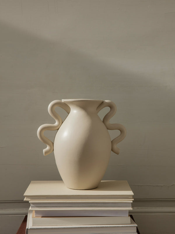 ferm LIVING Verso Table Vase – Cream