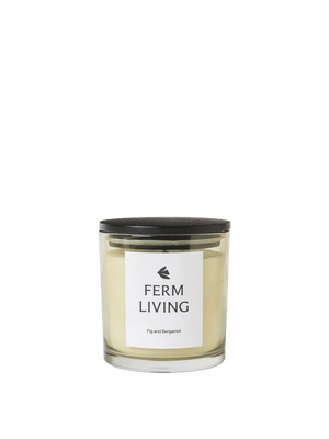 ferm LIVING Vitto Scented Candle H10 cm – Light Celedon