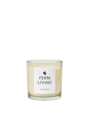 ferm LIVING Vitto Scented Candle H10 cm – Light Celedon