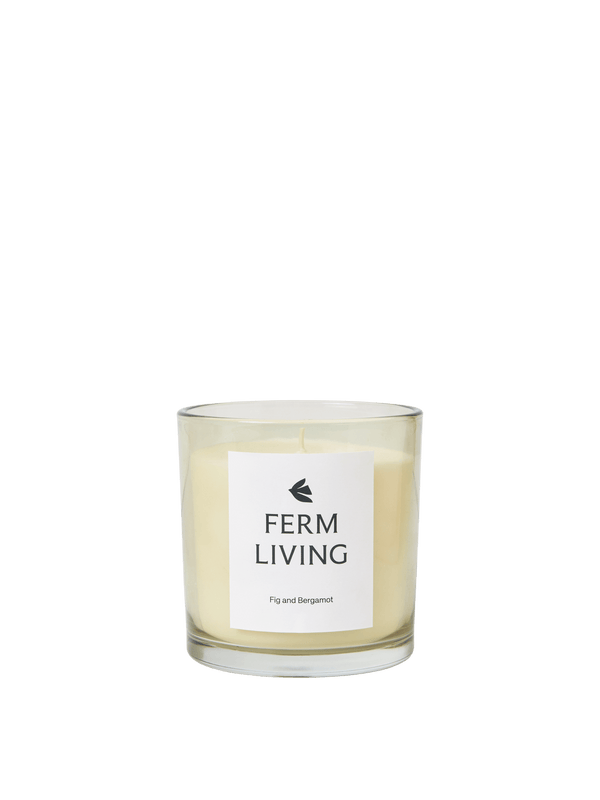 ferm LIVING Vitto Scented Candle H10 cm – Light Celedon