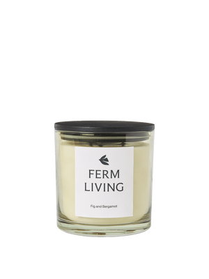 ferm LIVING Vitto Scented Candle H12 cm – Light Celedon