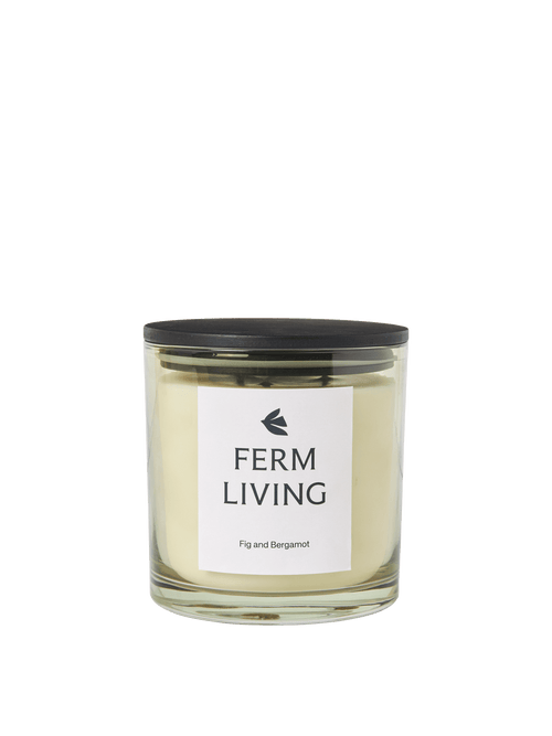 ferm LIVING Vitto Scented Candle H12 cm – Light Celedon