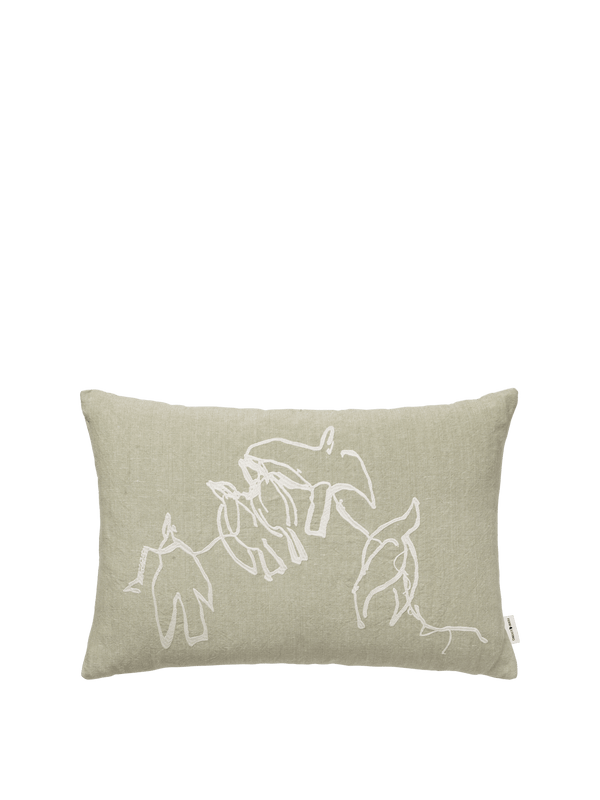 ferm LIVING Vuelo Cushion Cover – Elm Green