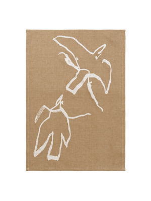 ferm LIVING Vuelo Tea Towel – Sugar Kelp / Off-white