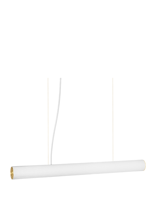 ferm LIVING Vuelta Pendant II 100 cm – White / Brass