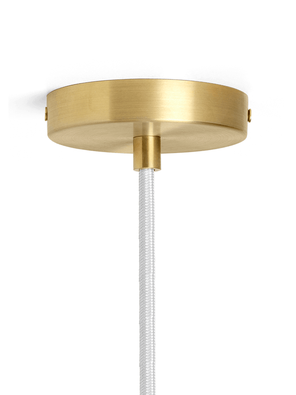 ferm LIVING Vuelta Pendant II 100 cm – White / Brass