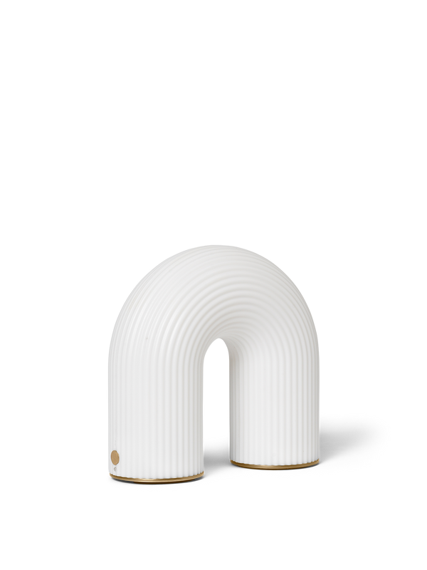 ferm LIVING Vuelta Portable Lamp – White