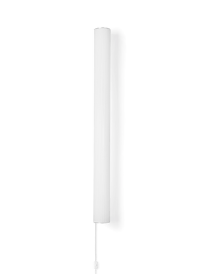 ferm LIVING Vuelta Wall Lamp 100 cm – White / Stainless Steel