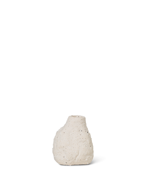 ferm LIVING Vulca Mini Vase – Off-White Stone