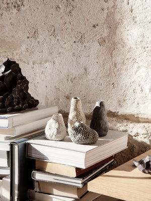 ferm LIVING Vulca Mini Vase – Off-White Stone