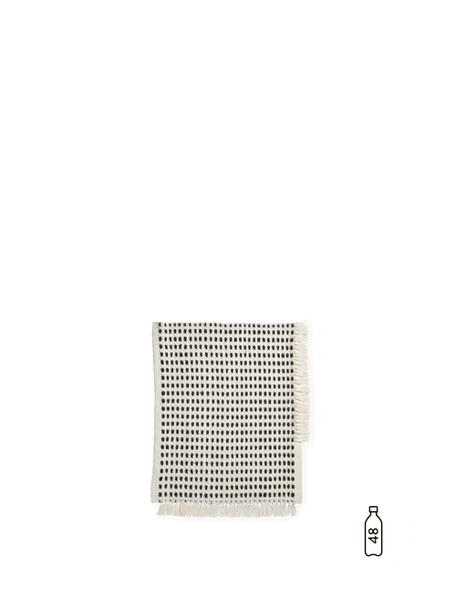 ferm LIVING Way Mat – Off-White / Blue