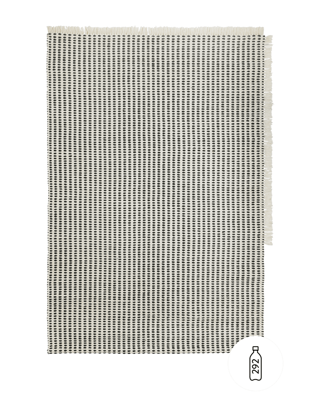 ferm LIVING Way Rug – Off-White / Blue