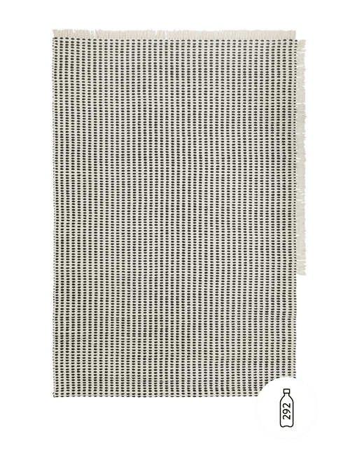 ferm LIVING Way Rug – Off-White / Blue