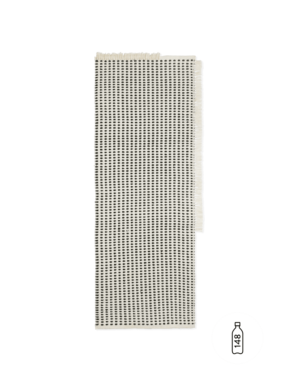 ferm LIVING Way Runner – Off-White / Blue