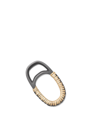 ferm LIVING Weave Bottle Opener – Black Brass