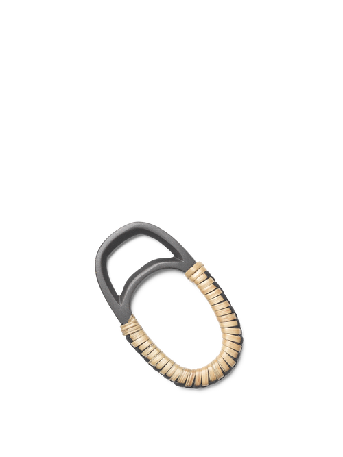 ferm LIVING Weave Bottle Opener – Black Brass