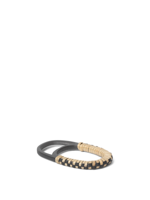 ferm LIVING Weave Bottle Opener – Black Brass