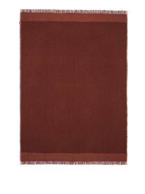 ferm LIVING Weaver Throw – Red Brown