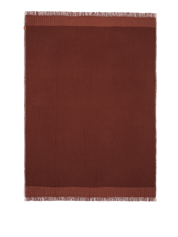 ferm LIVING Weaver Throw – Red Brown