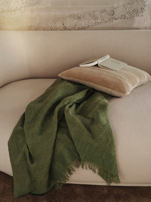 ferm LIVING Weaver Throw – Avocado