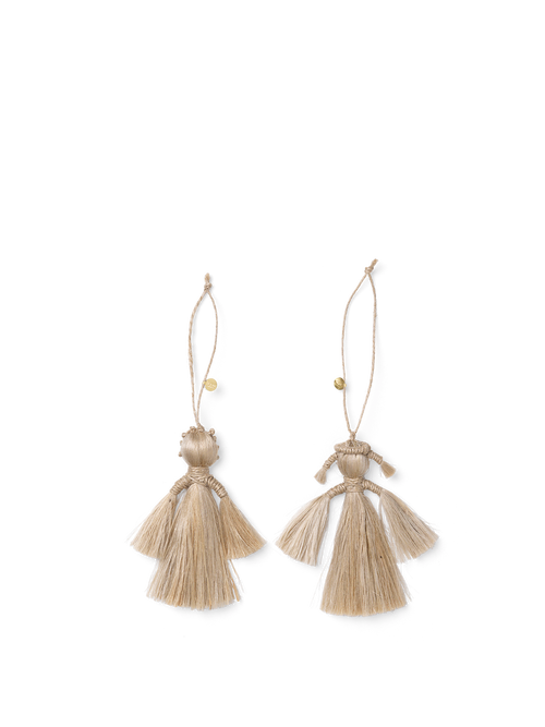 ferm LIVING Wing Angels – Set of 2 – Natural