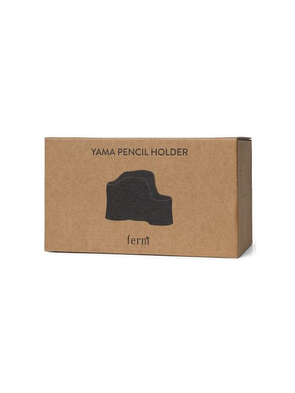 ferm LIVING Yama Pencil Holder – Blackened Aluminium