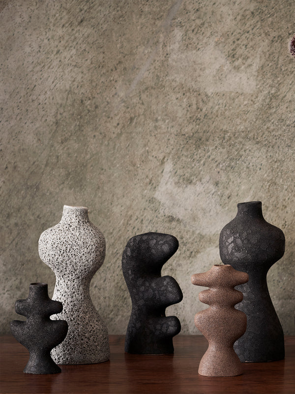 ferm LIVING Yara Vase Medium – Grey Pumice