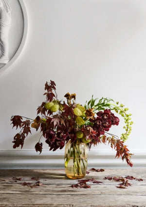 Primula Vase H25.5 cm amber