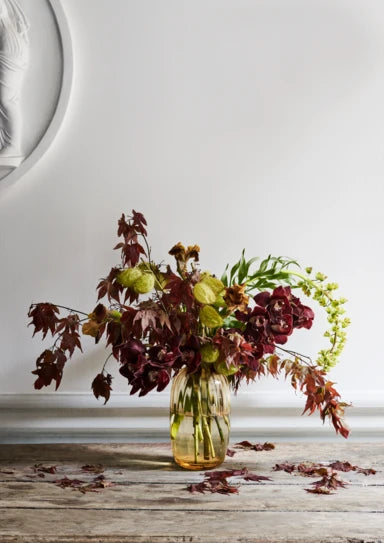 Primula Vase H25.5 cm amber
