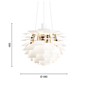 #softwhite/brassmetallised #Ø480