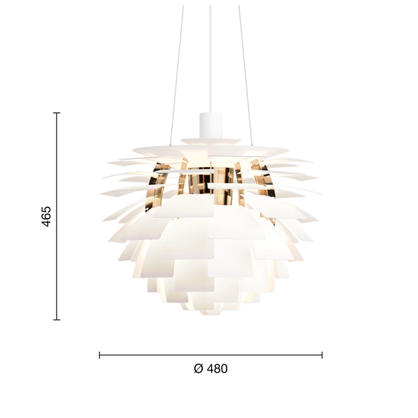 #softwhite/brassmetallised #Ø480