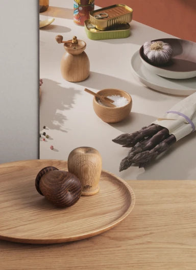 Menageri Serving dish Ø24.5 cm oak
